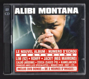 RARE CD + DVD ★ ALIBI MONTANA - NUMERO D'ECROU ★ MENACE RECORD NEUF STICKER - Picture 1 of 2