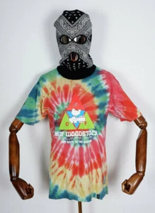 Huf Worldwide Skateboard T-Shirt Tee Woodstock Peaking Multi in S - Picture 1 of 2