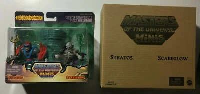 He-man - MOTU - Minifigura Scareglow & Stratos paquete de 2 2014 C-N-C Foto 1 de 3