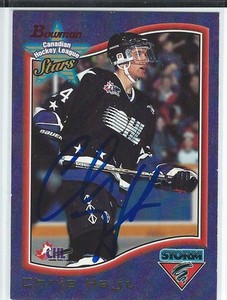 Chris Hajt Signed 1997/98 Bowman Prospects CHL Card #35