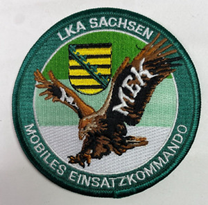 Germany LKA Sachsen Mobiles Einsatzkommando Task Force Police Europe Patch D4