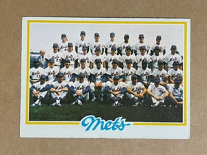 Vintage baseball ~ 1978 Topps team checklist card #356 ~ New York Mets