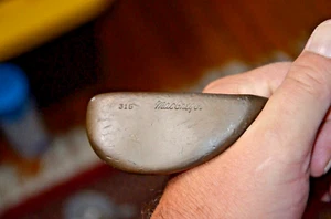 Vintage MacGregor Golf 315 Brass Headed Mallet Putter Original Grip Soft Contact - Picture 1 of 6