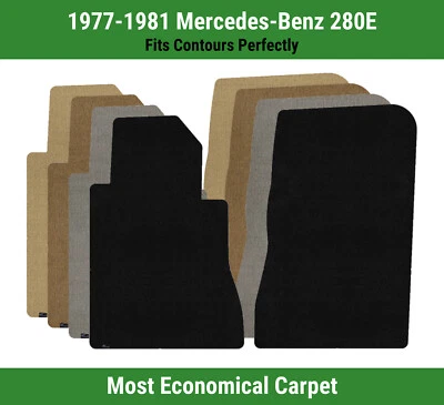 Alfombrillas de primera fila Lloyd Velourtex para Mercedes-Benz 280E 1977-1981  Foto 1 de 4