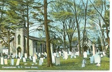 Cooperstown New York-Igreja De Cristo E Cemitério - (CM-38)