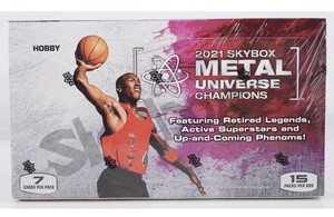 2021 2022 UPPER DECK SKYBOX METAL UNIVERSE CHAMPIONS FACTORY SEALED HOBBY BOX A