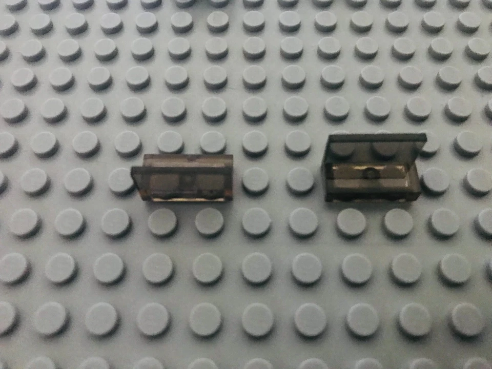 LEGO Paneele 2 Stück 4865 smoke 1x2 Fenster Bank Wand Bänkchen System Star Wars - Bild 1 von 1