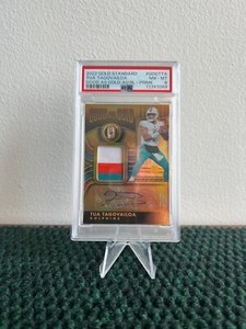 2022 Panini Gold Standard Good As Gold Autographs Relics Gogtta Tua Tagovailoa 