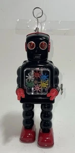 HH TIN WIND UP ROBOT MOVING GEARS READ - Picture 1 of 6