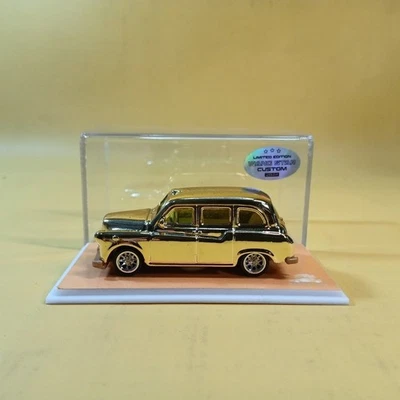 Matchbox AUSTIN FX4 LONDON TAXI Gold CHROME (WANGSTAR CUSTOM) Limited REAL RIDER - Image 1 of 4