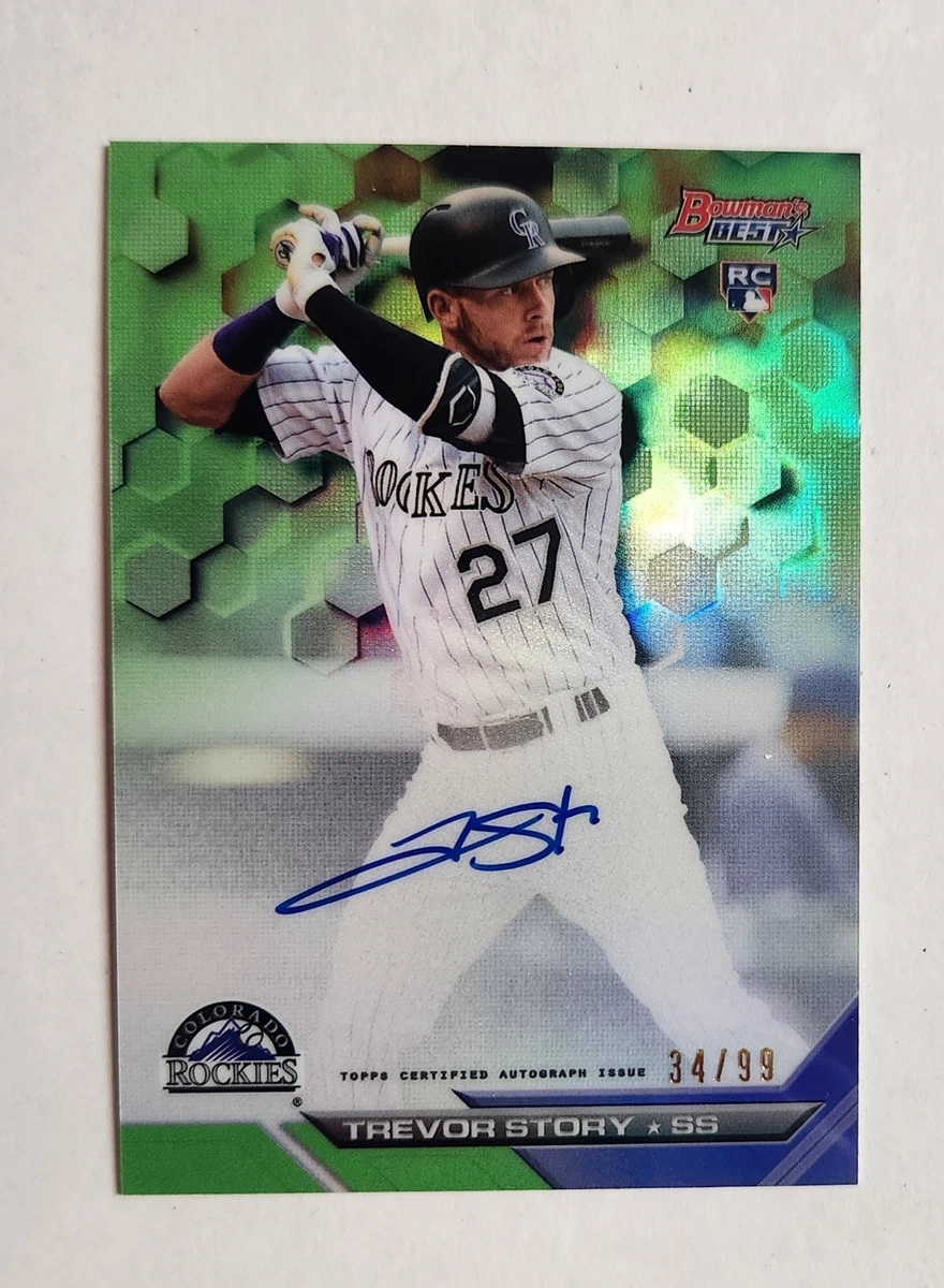 Bowman Trevor Story Baseball Trading Cards & Accessories for sale