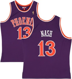 Steve Nash Phoenix Suns Signed Mitchell & Ness Purple 2005-06 Swingman Jersey - Picture 1 of 5
