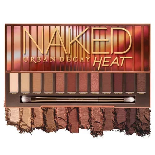 Urban Decay Naked Heat Eyeshadow Palette 12 Colours Nude Brown Neutral Warm - Image 1 of 3