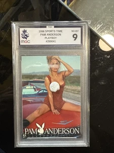 1996 Sports Time Playboy Pamela Anderson Trading Pammy Card MGC 9 - Picture 1 of 4