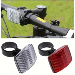🔴⚪ Fahrrad-Reflektor – Vorne (Weiß) oder Hinten (Rot) - Bild 1 von 11