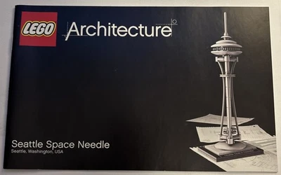 LEGO ORIGINAL ARCHITECTURE SEATTLE SPACE NEEDLE  INSTRUCTION MANUAL(GEV79) - Image 1 of 4