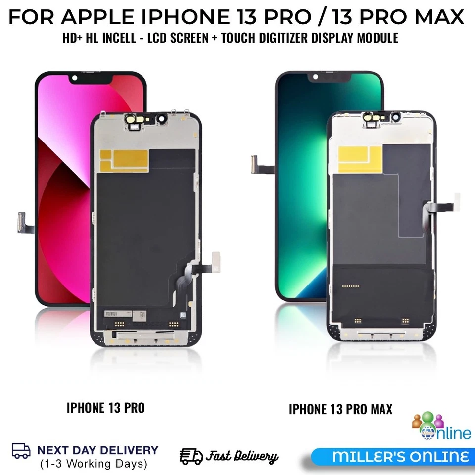 For iPhone 13 Pro / 13 Pro Max Incell LCD Screen + Touch Digitizer Replacement - Image 1 of 1