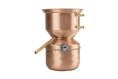 Alambicco Distillatore in Rame da 3 Litri con Raffreddamento a Fungo - Bild 1 von 2