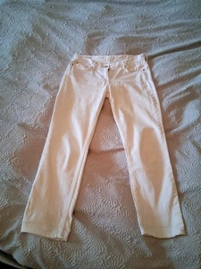 Ladies FCUK White Jeans Size 12 - Picture 1 of 4