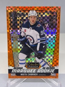 24-25 Nikita Chibrikov Novato SP/25 Winnipeg JETS OPC Naranja Damas 269 Novato - Imagen 1 de 2