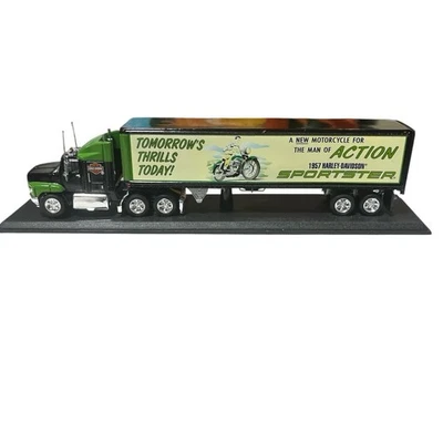 Matchbox 1957 Ford Aeromax Harley Davidson Sportster Tractor Trailer - Image 1 of 4