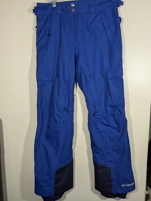 Columbia Pantalones Mujer Pequeños Azul Aislado Omni Heat Bootcut Esquí Nieve Foto 1 de 4