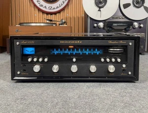 COLLECTOR-GRADE MARANTZ 2235 BLACK FACE STEREO RECEIVER –1-YEAR WARRANTY - Picture 1 of 15