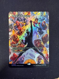 Thrill of Possibility (FOIL BORDERLESS) Marvel's Spider-Man - Magic/MTG - Picture 1 of 2