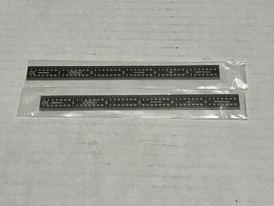Brand New x2 Fowler 52-307-006 6" Black Steel Ruler - Image 1 of 2