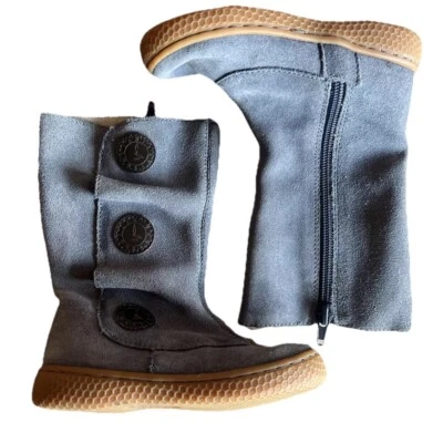 Livie & Luca Marchita Tiempo Gray Shoes Boots Size 7 Suede Leather - Image 1 of 4