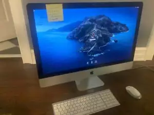 Apple iMac A1419 27" Desktop 2015 Cracked Screen 16gb Ram Huge 2 TB storage - Picture 1 of 11