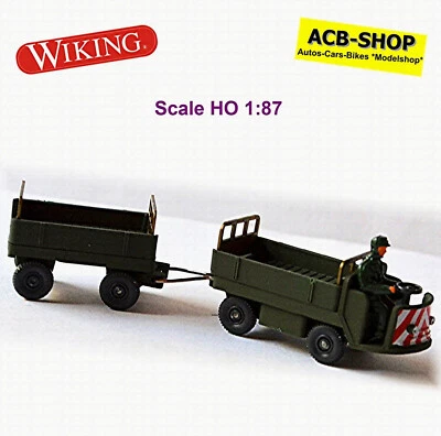 Ancora Efk 2002 Carro Elettrico Militare 1951-68 Bundeswehr 1:87 Wiking 696 19 - Immagine 1 di 2