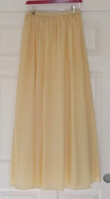 Винтажный SAKS пятой авеню макси 2 слоя тафта половина скольжения или юбка карманы S - Изображение 1 из 4