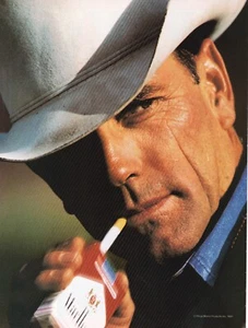 Marlboro Cigarettes Cowboy Come To The Flavor Original Vintage Print Ad 1994!! - Picture 1 of 1