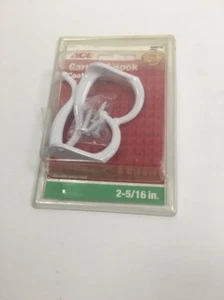 Ace 5292719 Coat & Hat Hook White 2 5/16" - Picture 1 of 3