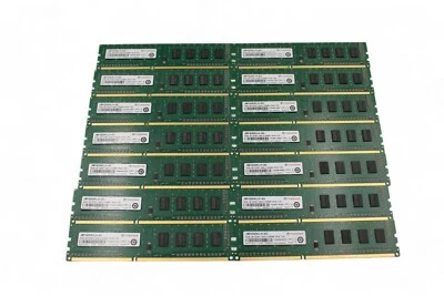 Lot of 18 x Transcend 4GB DDR3 1600MHz PC3-12800 U-DIMM Desktop RAM JM1600KLH-4G - Image 1 of 4