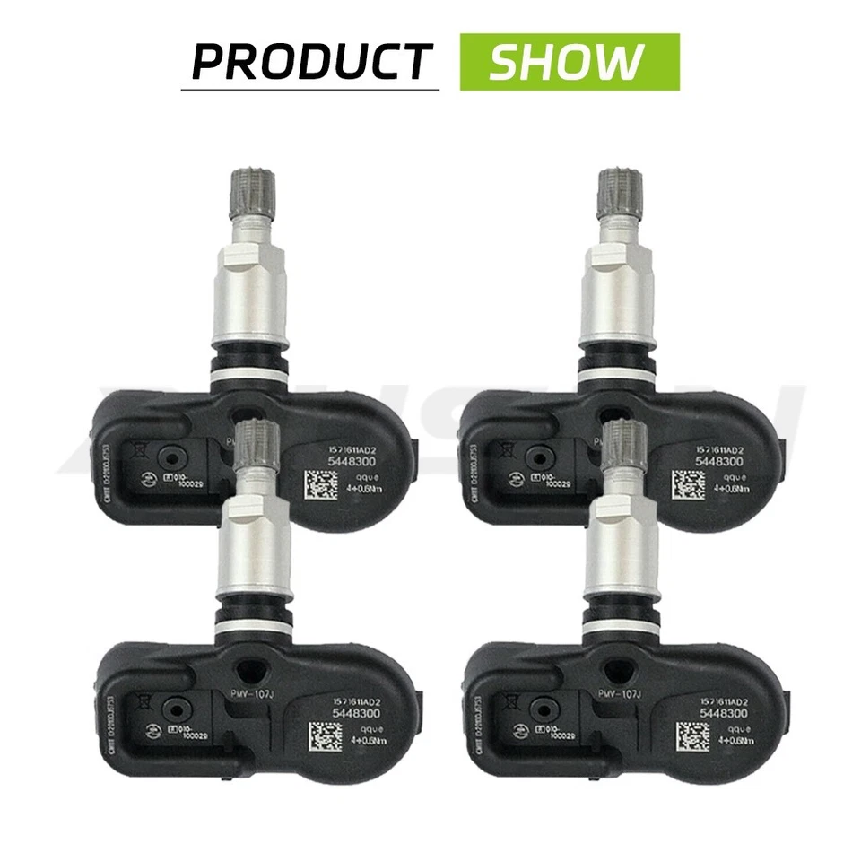 4PCS Tire Pressure Monitoring Sensor For 2011-2016 Lexus CT200h 42607-33021 - Image 1 of 4