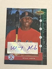 Willy Mota 2005 Bowman’s Best Rookie Autograph Auto SP Card /399 Boston Red Sox