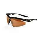 Medicus Golf Flipz Sonnenbrille schützt konvertierbare Brillenschirme Titerion Bernstein