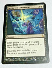 Empty the Catacombs Ravnica: City of Guilds Rare The Gathering MTG Hard_8s_Magic