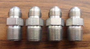 Eaton Weatherhead Stahl Sae 37 Grad Flare-Twin Fitting Adapter 1/2" (4 Stück) - Bild 1 von 2
