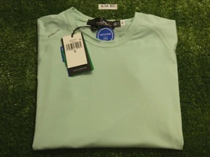 Ralph Lauren RLX Womens Performance Jersey T-Shirt C.C. Logo Green Small - Picture 1 of 3