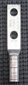 ILSCO CLWD-2-516-1 COPPER COMPRESSION LUG 5/16" x 1" 2 AWG BROWN DIE 33 - LOT OF - Picture 1 of 3