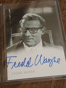 Fredd Wayne - Twilight Zone (Shadows and Substance) Autographed Card 