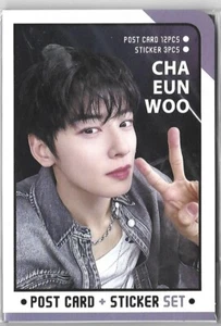 Cha Eun Woo [Post Card 12P/ Sticker 3P Set] K-Actors 202406 - Imagen 1 de 3