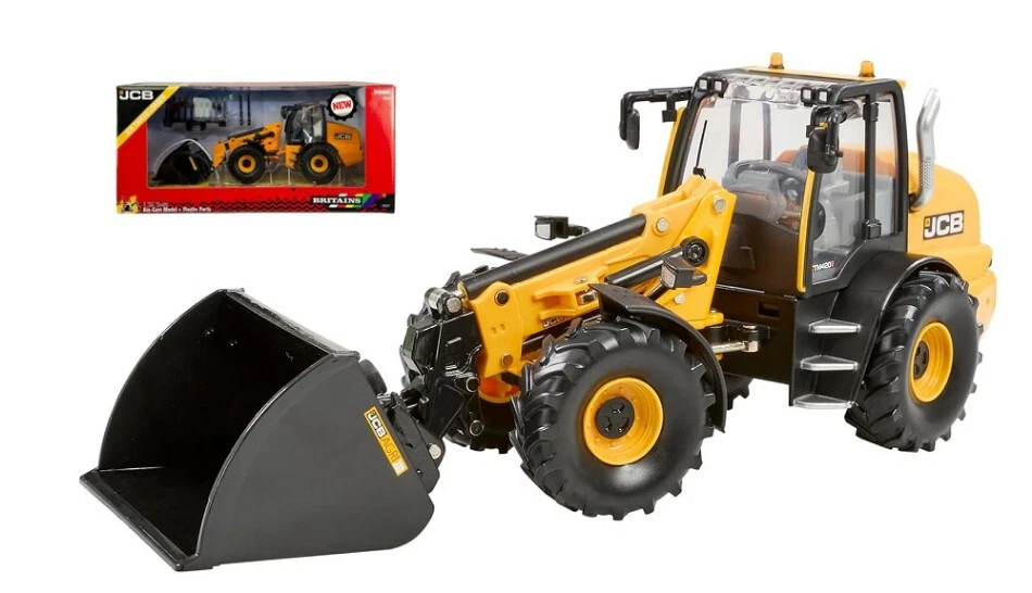 Modellino ruspa Britains JCB TM420S LOADER scala 1:32 diecast modellismo statico - Immagine 1 di 1