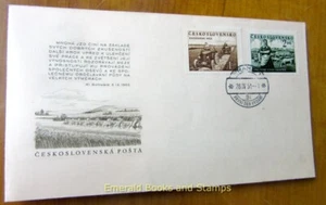 EBS Czechoslovakia 1951 - Socialist Agriculture - Michel 655-656 FIRST DAY COVER - Picture 1 of 1