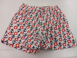 Janie and Jack Boys sz 5 Nautical Theme Swim Trunks NWT - Picture 1 of 2