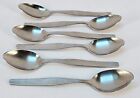 Vintage 6 x Empire Stainless Steel Empire 19cm Dessert Soup Spoons Cutlery