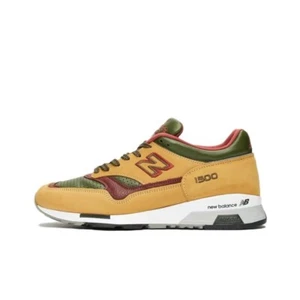 Size 7 - NEW BALANCE 1500 Vision "Made in England" Tan Olive Red - Picture 1 of 5